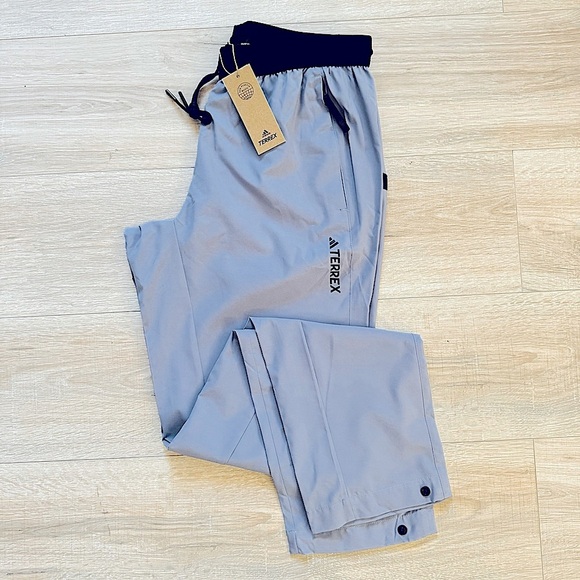 adidas Terrex LiteFlex Jogging Silver Violet Lightweight Pants Size Medium - Picture 7 of 12